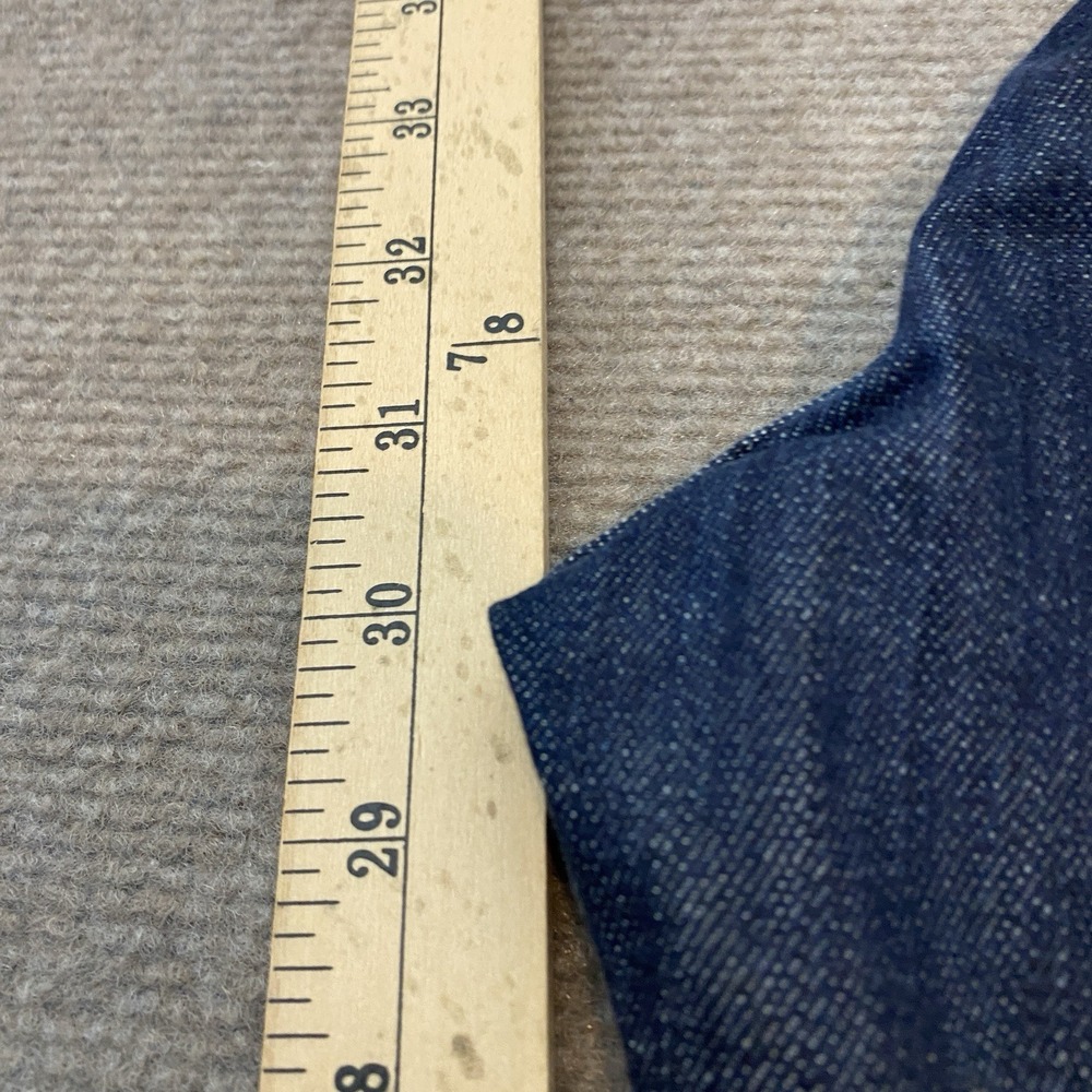 7 For All Mankind Austyn Jeans Men 40x30 Y2K Baggy Button Fly Wide Leg USA - Picture 8 of 10